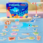 Wooden Magnetic Fishing Toys for Children Marine Life Cognition Fish Games Baby Early Educational Parent-child Interactive Toy