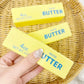 Realistic Butter Stick Squeeze Toy Slow Rebound Soft Sensory Fidget Gadget Stress Relief Plaything for Home Office Use