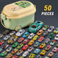 10-48 Pieces Mini Car Set Inertia Pull Back Cars for Boys Plastic Vehicle Model with Container Collection Toy Birthday Gift Kid