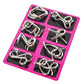 8 Pcs Metal Wire Puzzle Set, Brain Teaser IQ Logic Games for Adults, Challenging Montessori Mind Puzzles for Focus & Skill Train