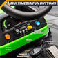 24V Ride On Tractor for Kids, Electric Ride on Toys w/400W Motors, Tiltable & Detachable Trailer, Adjustable Seat, Bluetooth, Mu