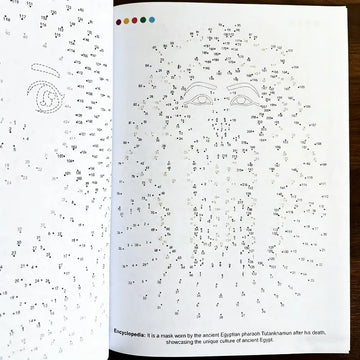 Pen Control Training Children's Drawing By Connecting Lines Drawing Points and Connecting Lines Fun Activity Book 48 Color Pages