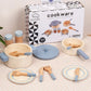 Children's Wooden Simulation Kitchen Toys, Early Education Educational Toys, Simulation Pots and Pans, Food, Role-Play Chef
