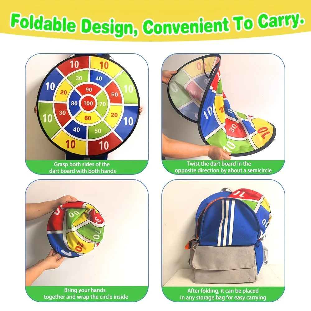 Montessori Throw Sport Slingshot Target Sticky Ball Dartboard Basketball Board Games Educational Children's Outdoor Game Toy