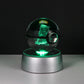 Pokemon Crystal Ball Pikachu Gengar Eevee Mewtwo Lacario Anime Game Pokeball Led Night Light Base Kids Birthday Gift Home Decor
