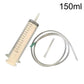 100/300/550ml Large Capacity Syringes Oil Pump With 1m Hose Pet Feeding Measuring Pump Hydroponics Nutrient Big Syringe