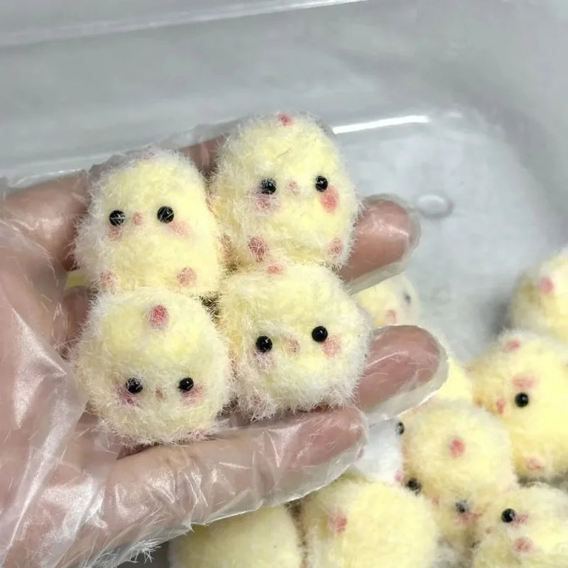 Squishy Cute Chick Squeeze Stress Relief Toy Soft Mochi Toy Cartoon Slow Rebound Decompression Fidget Toys for Kids Gifts