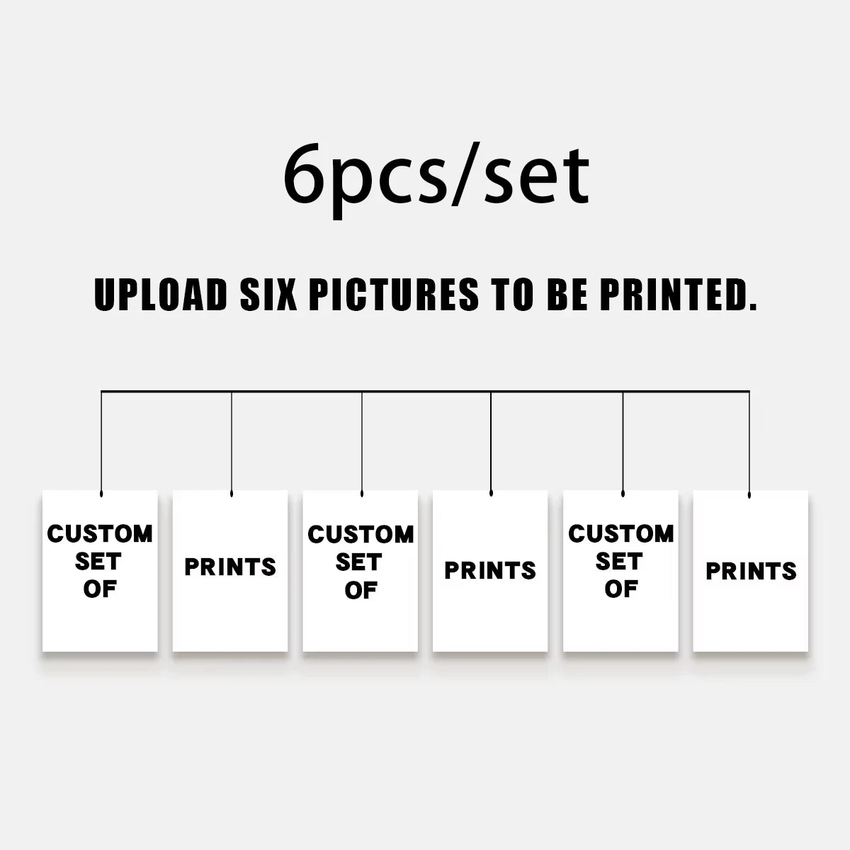1/2/3pcs Personalized Custom Canvas Prints Photo Poster for Family Life Pet Anime Birthdays Weddings Scenery Home Wall Art Decor