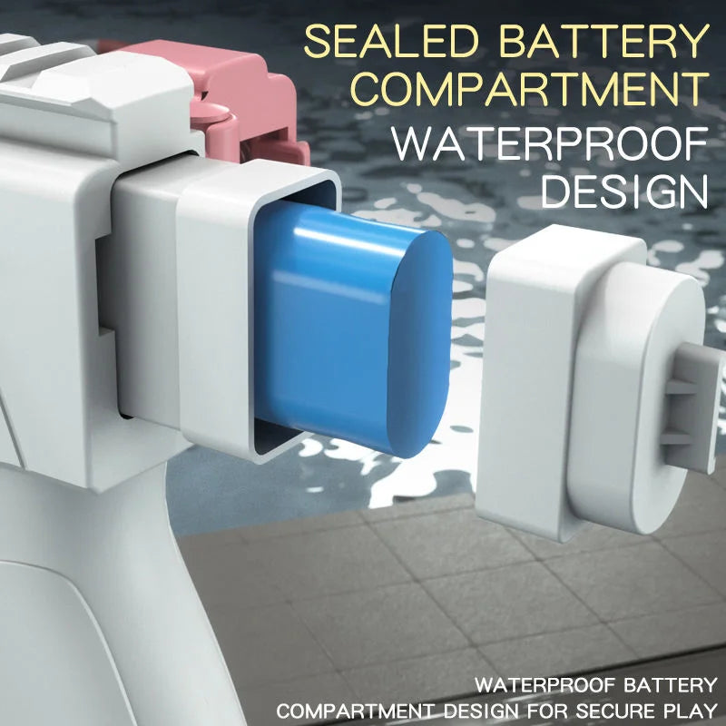 Electric Water Gun, Automatic Squirt Guns with Long Range with Large Capacity,  Water Blasters for Outdoor Summer