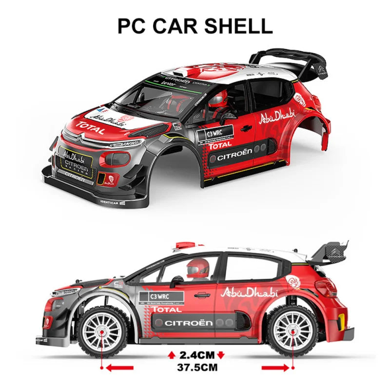 MJX Hyper GO 7303 7304 1/7 Large Scale RC Rally Car 60KM/H Sensored Brushless 4WD WRC Drift Vehicle with Gyro Toys As Gift