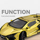 1:24 Lamborghini Revuelto Spray Plating Version With Water Spray, Fog Effect Realistic Simulation Alloy Model Boy Gift