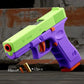 Shell Throwing G17 Automatic Shooting Soft Bullet Toy Gun with Blowback Outdoor Sports Shooting Game Christmas Gift for Children