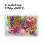 Creative Colorful Loom Bands Set Rainbow Bracelet Making Kit DIY Rubber Band Woven Bracelets Craft Toys For Girls Birthday Gifts