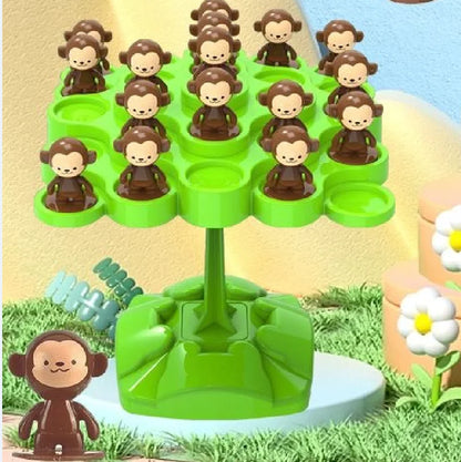 Monkey Balance Tree Focus Balance Training Children's Toys Folding Music Series Parent Child Interactive Board Game