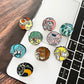 9 PCS Anime Enamel Pins Collect Kawaii Dinosaur Metal Cartoon Brooch Backpack Hat Bag Collar Lapel Badges