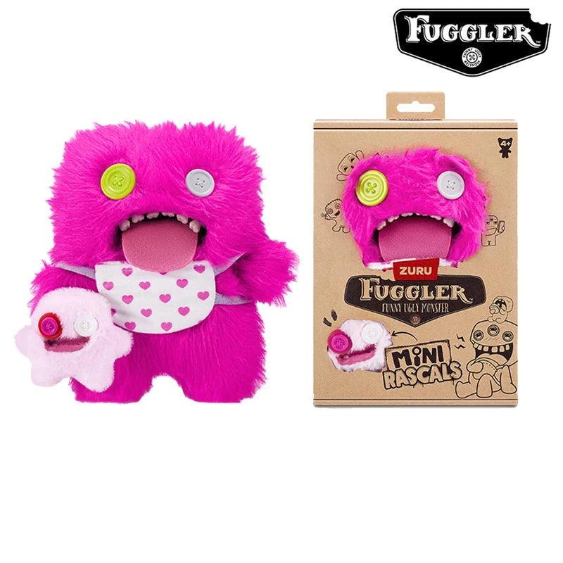 Original Fuggler Ugly Monster Plushies Toys Fuggs Teeths Stuffed Animal Funny Shark Laboratory Misfits Vacay Series Dolls 22CM