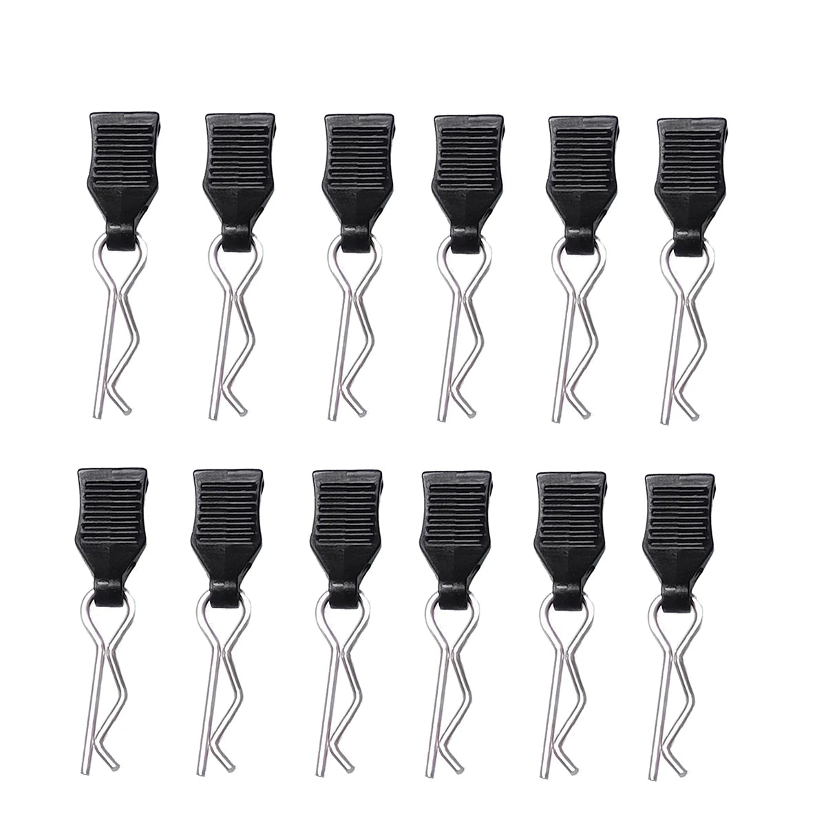 12pcs Body Shell Clip Pin with Fixing Mount For SCY 16101 16102 MJX 16208 16209 16210 M001 HBX SCY 1/16 RC Car Parts Accessories
