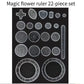 Creative Gears Geometry Spirograph Drawing Stencils Set Painting Template Art Crafts Kids Educational Toy Variety of Flowers
