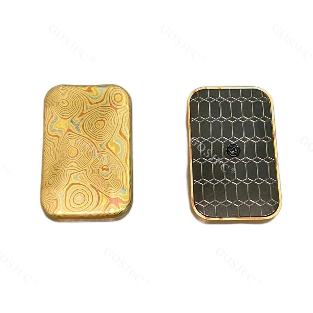 ZDEDC α Unlimited Push Slider Tuning Fork Stress Relief Toy Fidget Toys For Adults Titanium Zirconium