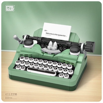 LOZ printer, radio, computer building blocks set, home creative toys, ornament, educational model building toys, birthday gift