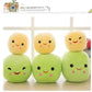 25CM Cute Children's Baby Plush Peas Filled Plant Doll Toy Children Kawaii Quality Pea-shaped Pillow Toy Boy Girl Gift