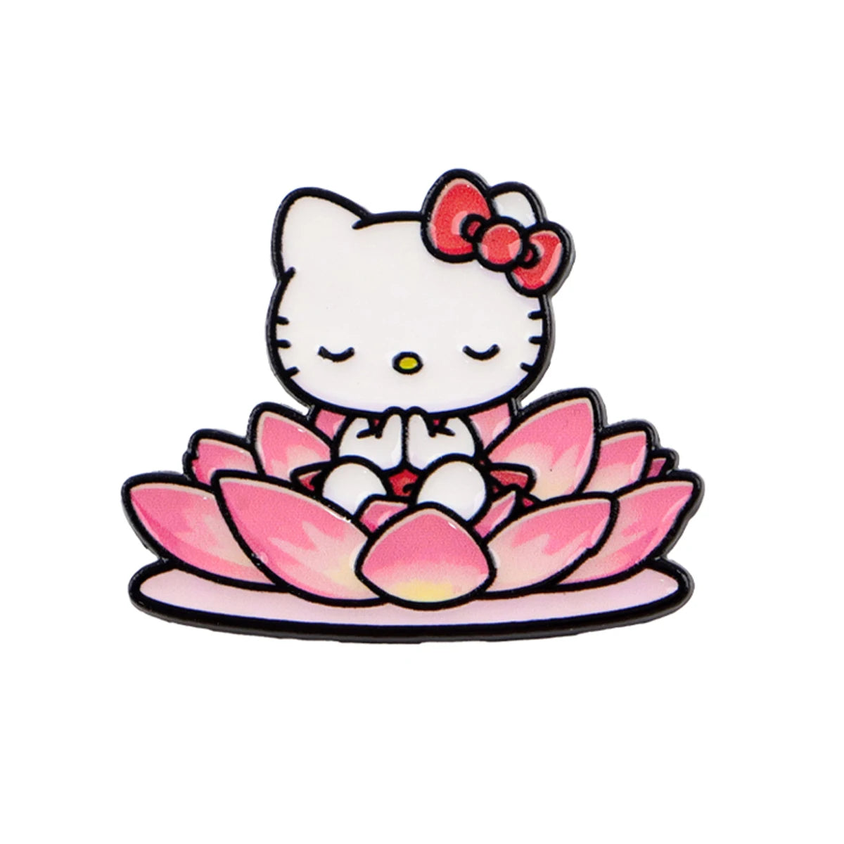 Kawaii Giraffe Enamel Pins Lotus Brooches Badges for Backpacks Jackets Hats Retro Collection Gifts Cosplay Accessories