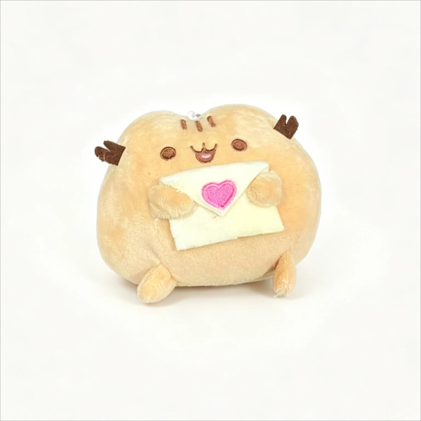 22cm Pudding Cat Stuffed Plushie Round Cute Animal Soft Toy for Friend Birthday Present Sleeping Pillow