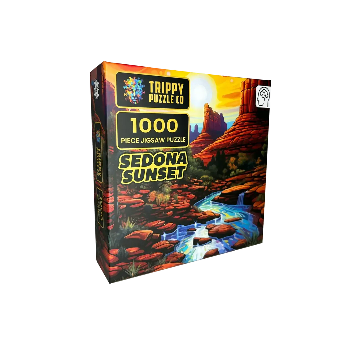 Sedona Sunset 1000 Piece Jigsaw Puzzle Trippy