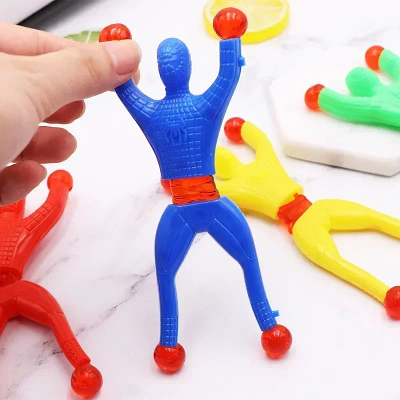 5-50 Pcs/set 9cm Sticky Toy Window Men With Sticky Hand Toys Color Plastic Suitable Feet For Adult
