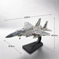 1:72 Creative Military Series McDonnell Douglas F-15 Eagle Fighter Building Blocks Multi-Role Heavy Jet Model Toys For Xmas Gift