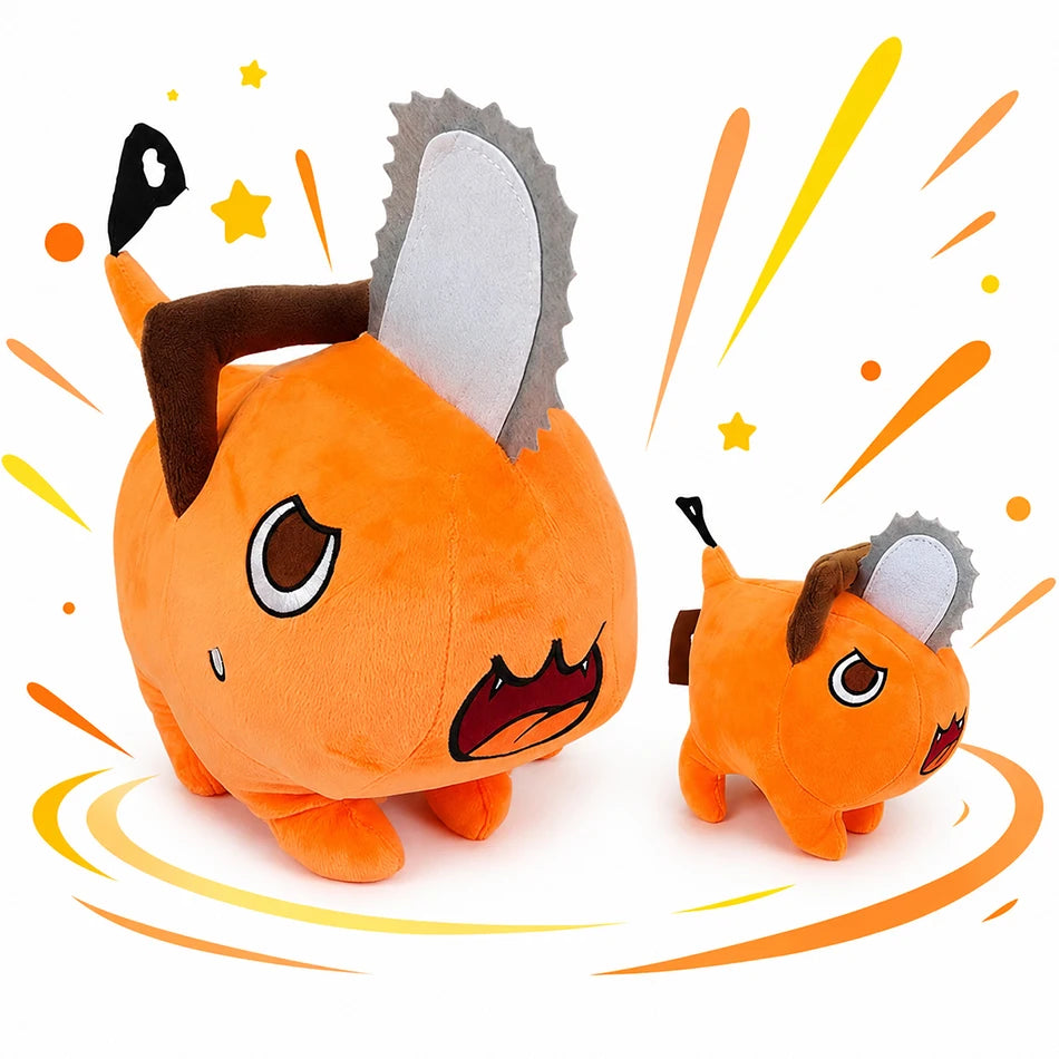 10-25CM Pochita Plush Chainsaw Chain Saw Man Plush Doll Cute Stuffed Cartoon Anime Soft Toys Pillow For Birthday Xmas Gifts
