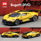 1/64 Bugatti Divo Toy Car 1:64 JKM Super Sport Vehicle Miniature Model Free Wheels Diecast Zinc Alloy Metal Collection Gift