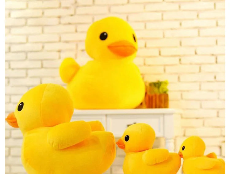 Kawaii Big Yellow Duck Mini Plush Dolls Toy Cute Soft Cartoon Stuffed Animal Toys Birthday Gifts for Children Kids Baby Girl