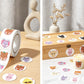 Kpop ateez roll stickers 500 sheets cute cartoon idol fans concert supports DIY phone cases,water bottles,bags,and gifts