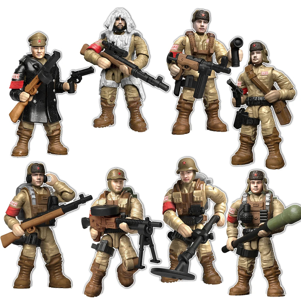 World War Army Military Soldiers SAWT Soldiers Special Force DIY Model Building Blocks Bricks Children'S Toys