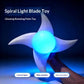 Wind Style Chakra Shuriken Electric Spinning Led Light Up Toy 7 Color Anime Cosplay Prop Ninja Weapons Model Halloween Fan Gift