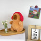 Cute Capybara Plush Toy – Hoodie with Wings Stuffed Animal Doll