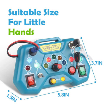 Montessori Busy Board Toy – Educational Learning & Travel Toy for Toddlers