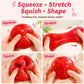 Kiwi & Watermelon Slush Stress Relief Toy Simulation Fruit Squishy Ball Anti-Anxiety Vent Toy For Adults Desk Decompression Toy