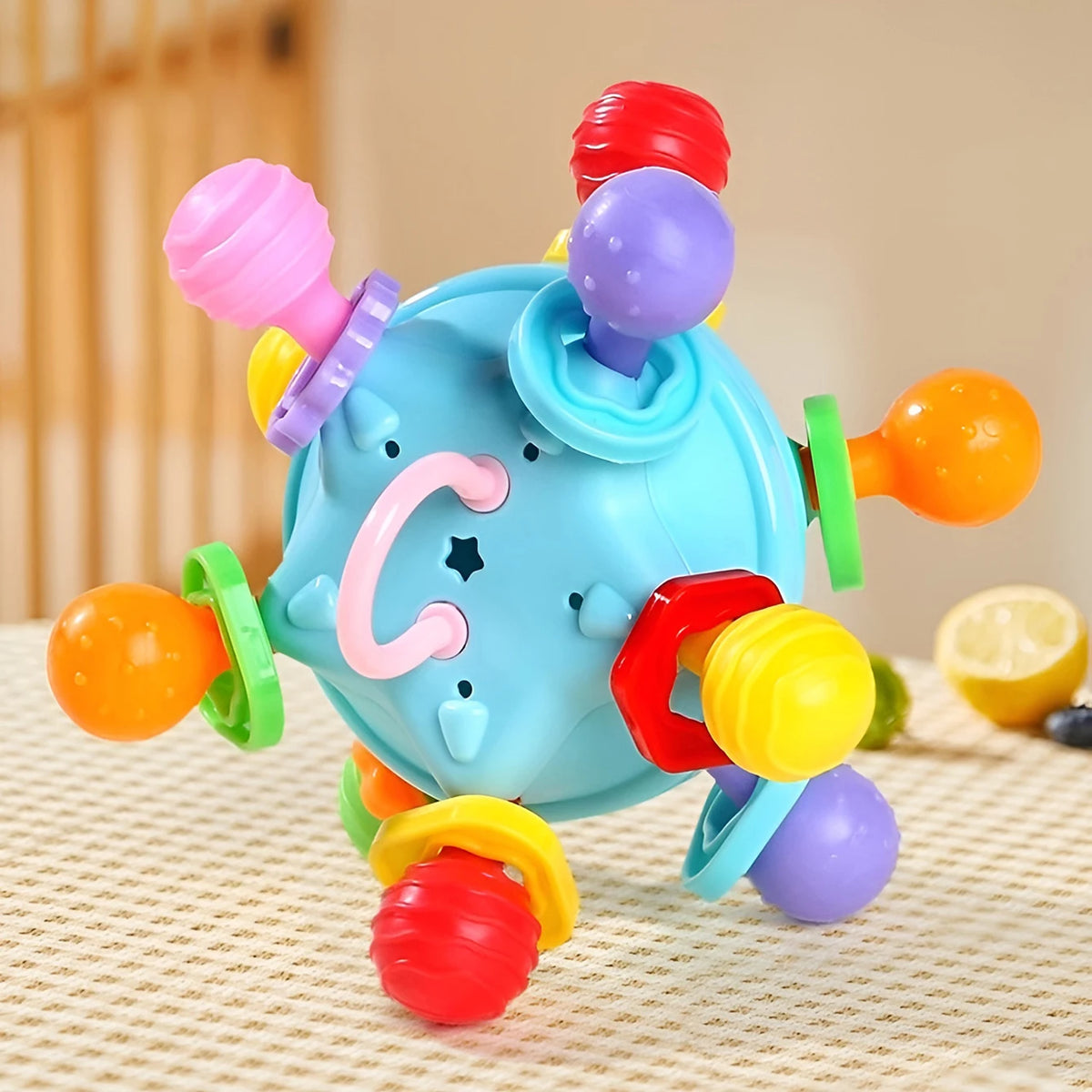 Manhattan Grab-and-Hold Baby Toy for Early Education and Intelligence Development - Suitable for Infants and Toddlers