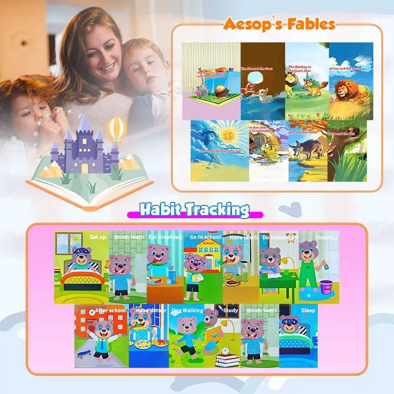 Kids Smart Phone Camera Toy Phone 40+ Games Touch Screen Learning Toy For 3-12 Year Old Boys Girls MP3 Player Birthday Gifts