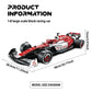 KAVOWORLD 1:8 Scale Formula Style Racing Car Building Blocks Set Steerable DIY Technical Bricks Toy for Children Birthday Gifts