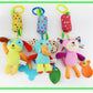 Baby Toy Plush Bed Hanging Pendant Baby Plush Cute Cartoon Animal Wind Chime Stroller Hanging Teether Stroller For Newborn Gifts