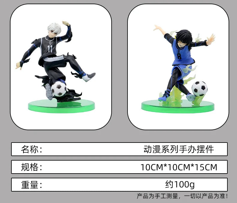 Blue Lock Anime Character Doll Isagi Yoichi Nagi Seishiro Bachira Megauru Mikage Reo Children's Gift Action Character Model Toy