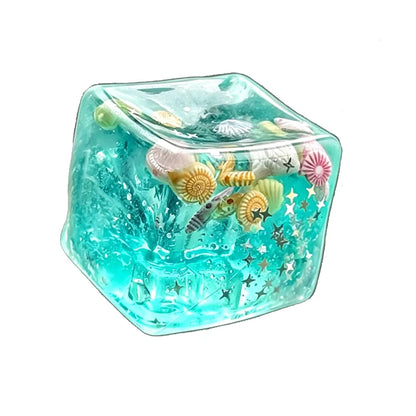 Swim Ocean Maltose Squishy Cube Slow Rebound Squeeze Stress Sensory Fidget Toy Reliever Toys Antistress Birthdays Parties Gift