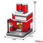 Food Shop Street Series - Mini City Shop House Model Kit, Fun DIY Educational Building Toy Gift for Kids Ages 6-12