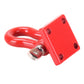 2pcs Metal Climbing Trailer Tow Hook Hooks Buckle, Winch Shackles Accessory For 1/10 Scale RC Crawler Truck D90 SCX10 Red Black