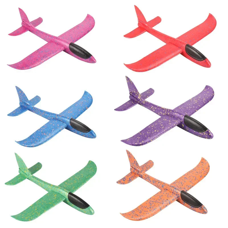 50CM Big Foam Plane Glider Hand Throw Airplane Light Inertial EPP Bubble Planes Outdoor Launch Toys for Gift
