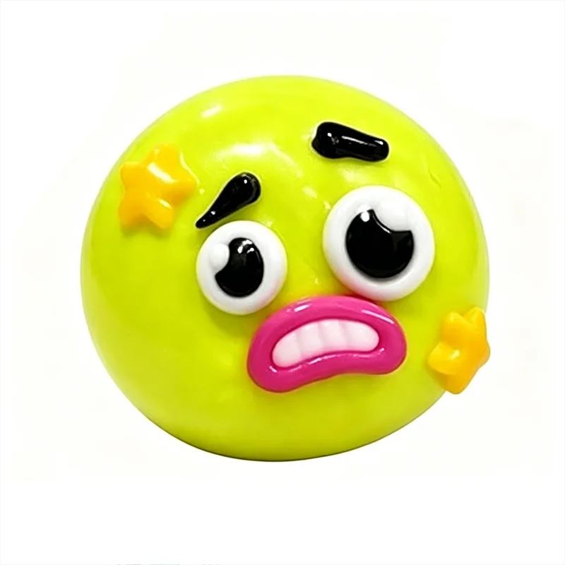 New Smushers Squishy Pinch Pressure Ball DIY Emoticons Dog Face Slow Rebound Squeeze Squishy Soft Decompression Adult Fun Gifts