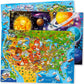 Set of 3 1000 Piece Map Jigsaw Puzzle Quokka